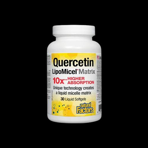Natural Factors Quercetin 250 mg LipoMicel Matrix
