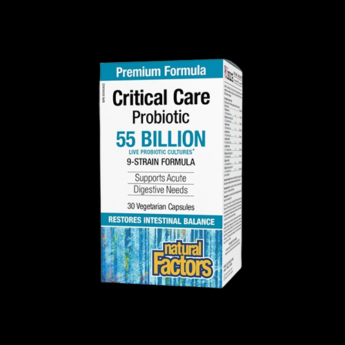 Natural Factors Critical Care probiotic 55 Billion Live Probiotic Cultures