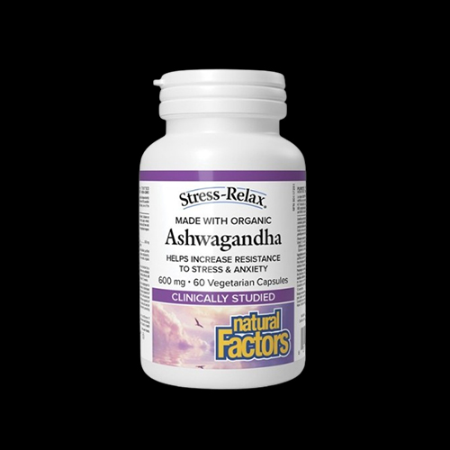 Natural Factors Stress Relax Organic Ashwagandha 600mg