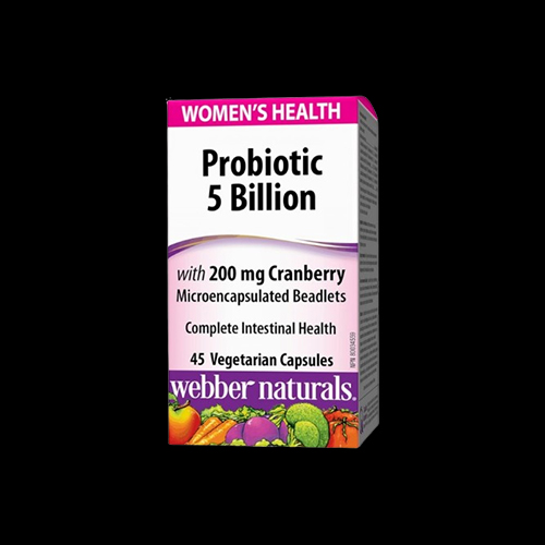 Webber Naturals Probiotic 5 Billion with Cranberry 200mg