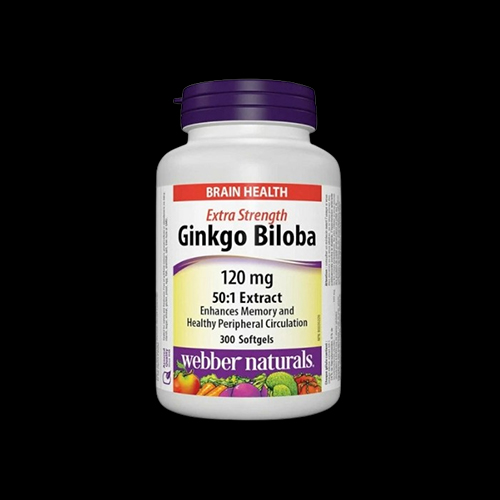 Webber Naturals Ginkgo Biloba 120mg Extra Strength