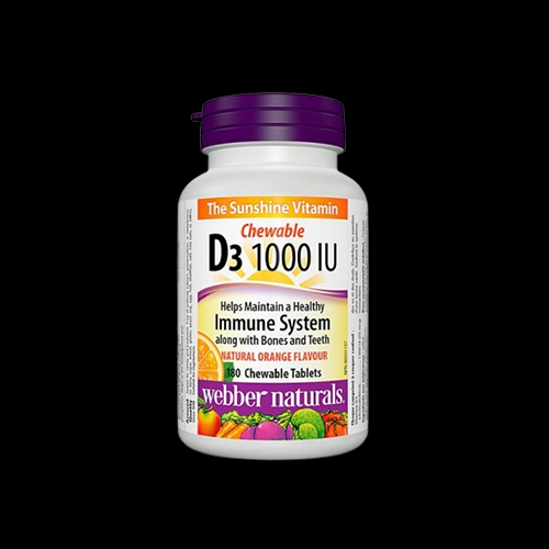 Webber Naturals D3 1000iu Chewable