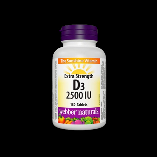 Webber Naturals Vitamin D3 2500 IU Extra Strength
