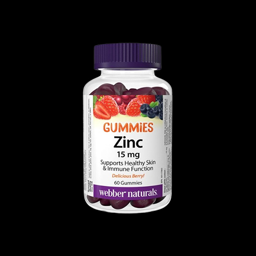 Webber Naturals Zinc 15mg Gummies