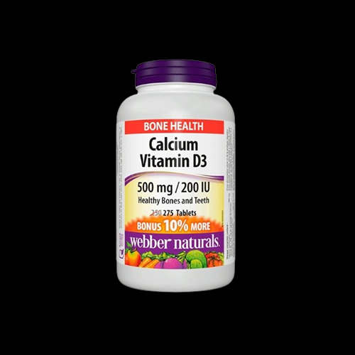Webber Naturals Calcium Vitamin D3 500mg / 200 IU