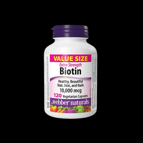 Webber Naturals Biotin 10 000 mcg Extra Strength
