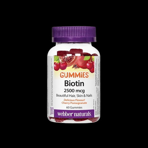 Webber Naturals Biotin 2500 mcg Gummies