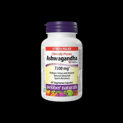 Webber Naturals Ashwagandha 7200mg Clinically Proven