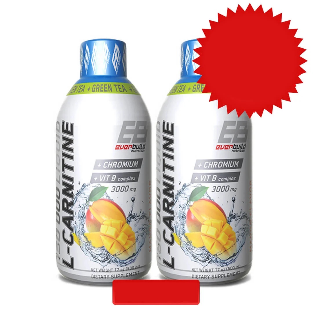 Everbuild 1+1 FREE EverBuild Liquid L-Carnitine 3000 mg + Green Tea