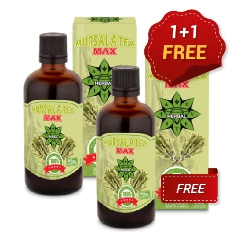 Cvetita Herbal 1+1 FREE Mursala Tea / 100 ml + Ten Tribulus 300 mg / 40 capsules