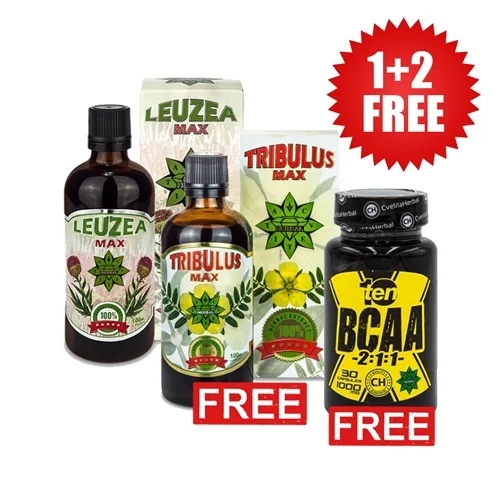 Cvetita Herbal 1+1 FREE LEUZEA + TRIBULUS MAX