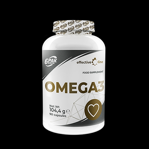 6 Pak Nutrition Effective Line Omega 3 90 capsules