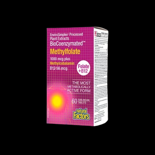 Natural Factors Methylfolate 1000 mg + B12