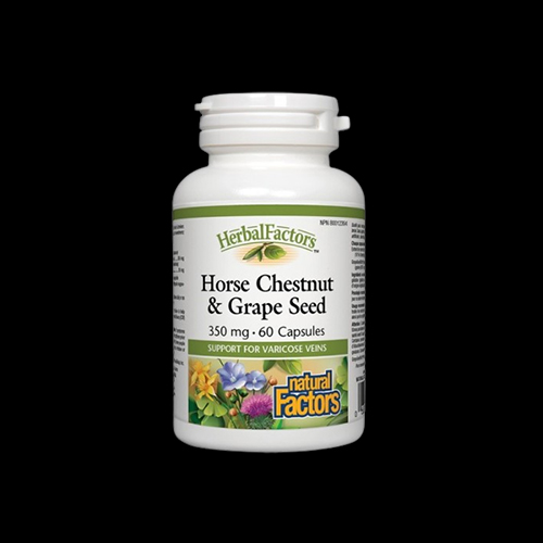 Natural Factors Horse Chestnut with Grape Seed Extract 350 mg