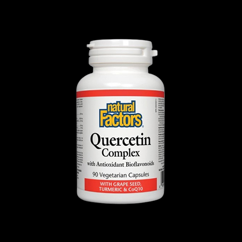 Natural Factors Quercetin Complex Quercetin + bioflavonoids, grape seed, turmeric and CoQ10