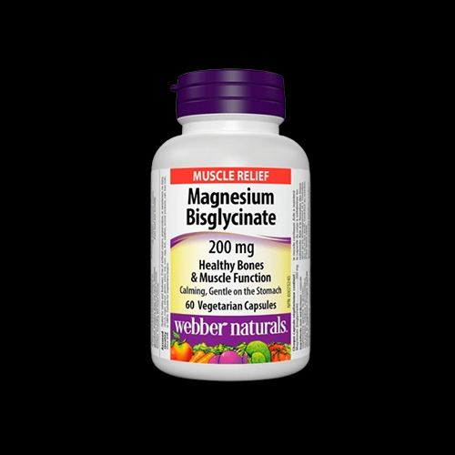 Webber Naturals Magnesium Bisglycinate 200mg