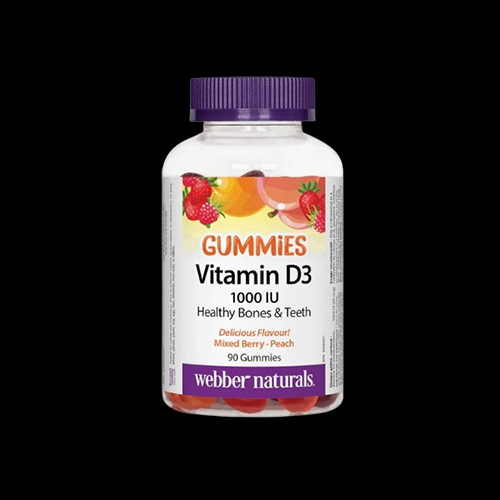 Webber Naturals Vitamin D3 1000 IU Gummies