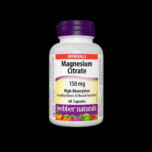 Webber Naturals Magnesium Citrate 150mg High Absorption