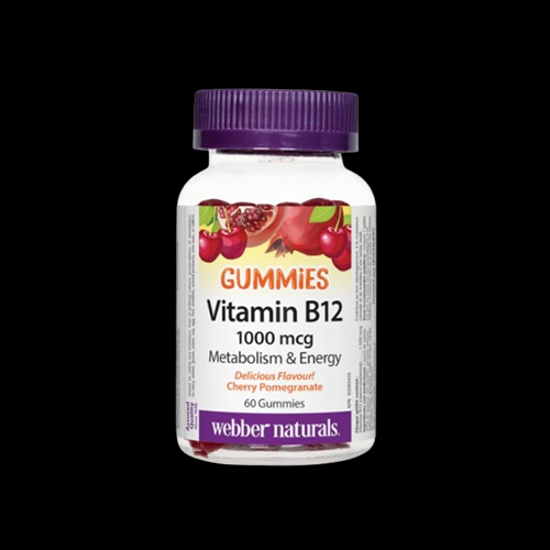 Webber Naturals Vitamin B12 Gummy 1000 µg Cyanocobalamin