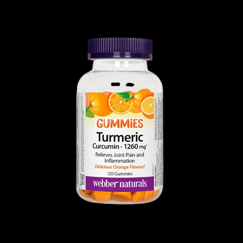 Webber Naturals Turmeric Curcumin 1260mg Gummies