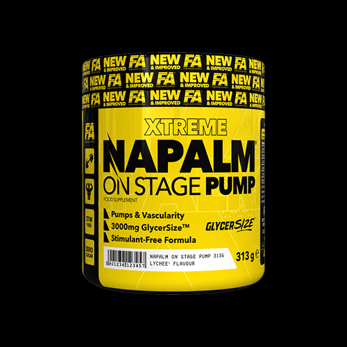 FA Nutrition NAPALM On Stage Pump | Stim-Free Pre-Workout Formula