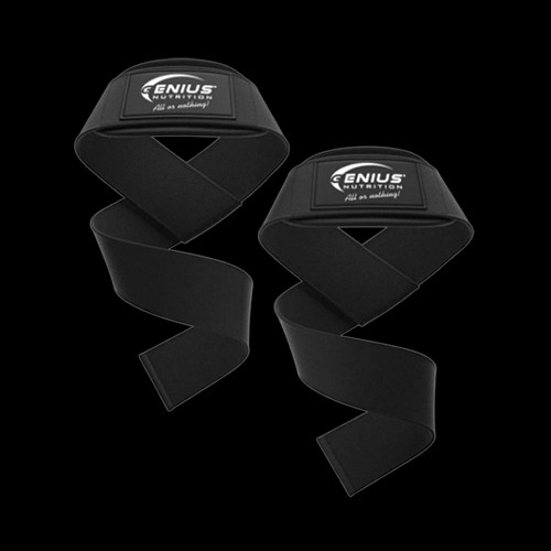 Genius Nutrition Lifting Straps GG-1 Black