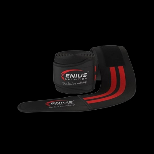 Genius Nutrition KNEE WRAPS GN-1 Black And Red