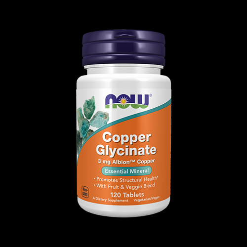 NOW Foods Copper Glycinate 3 mg | Albion™ Copper Bisglycinate