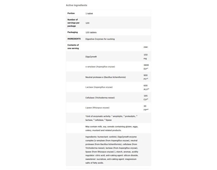 SFD Digestive Enzymes-factsheets