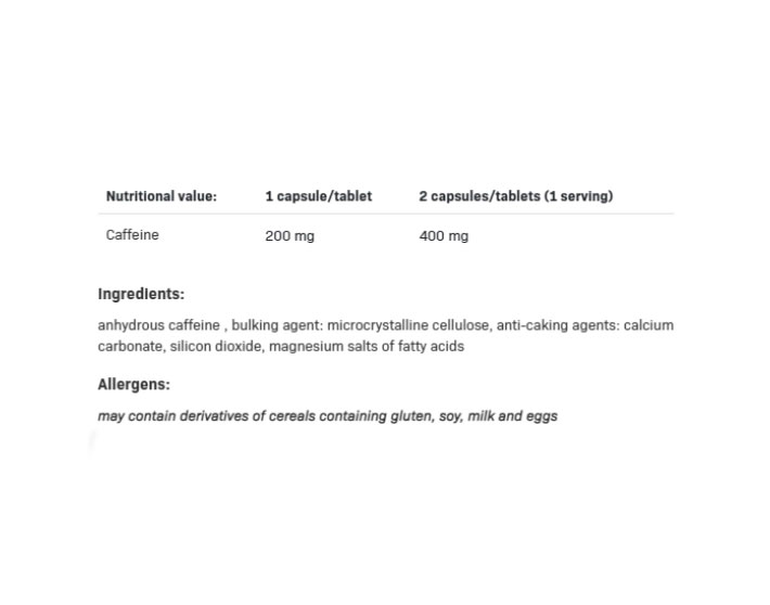 SFD Caffeine-factsheets