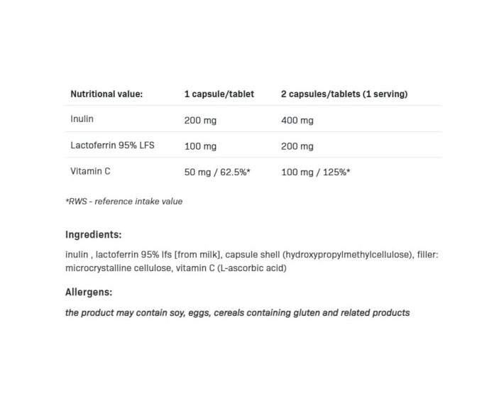 SFD Lactoferrin LFS 95%-factsheets