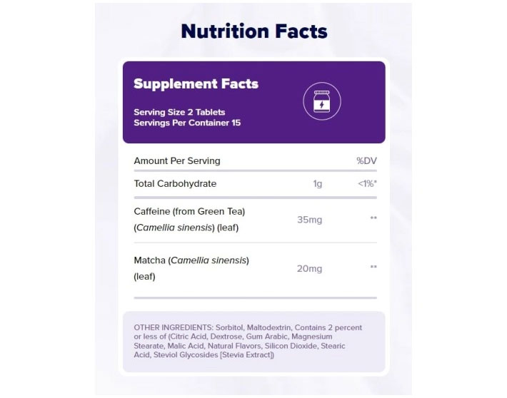 Natrol Quick Balance Mints Energy-factsheets