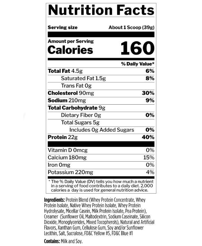 Rule One Source7 Protein | 7 Premium Protein Matrix-factsheets