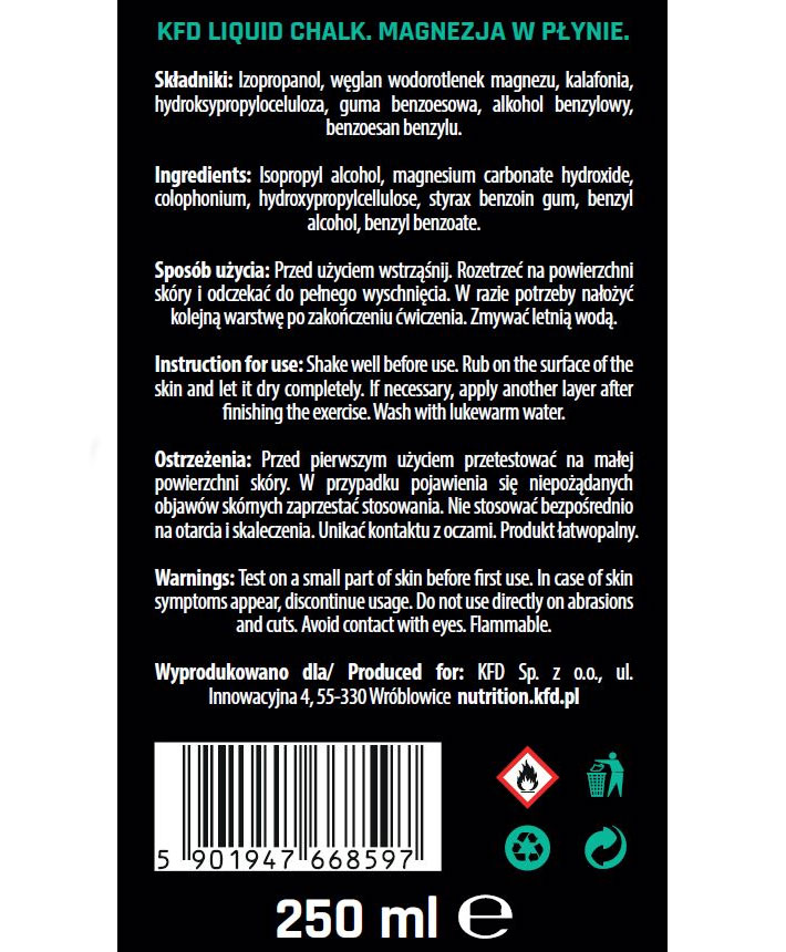 KFD Nutrition Liquid Chalk-factsheets