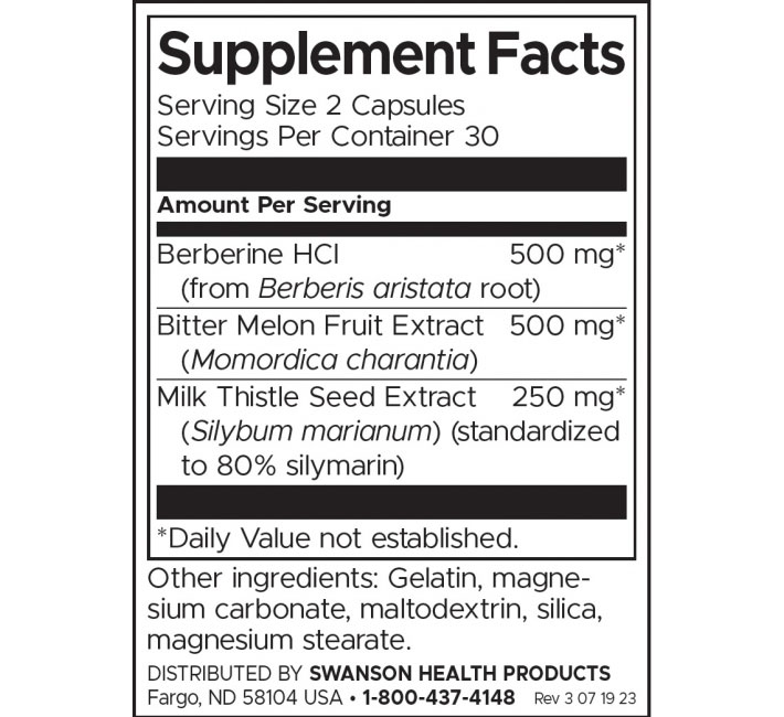 Swanson Berberine Plus-factsheets