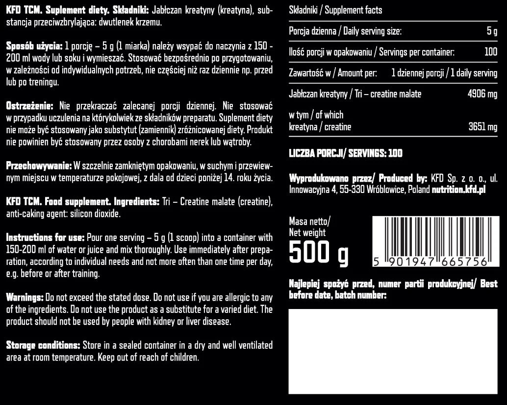 KFD Nutrition Premium TCM-factsheets