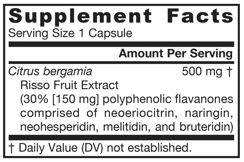 Jarrow Formulas Citrus Bergamot-factsheets