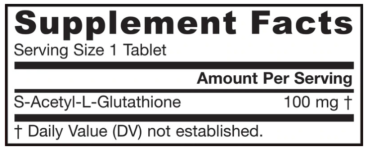 Jarrow Formulas S-Acetyl L-Glutathione-factsheets