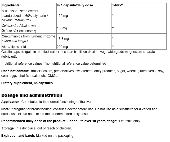 Webber Naturals Liver Health-factsheets
