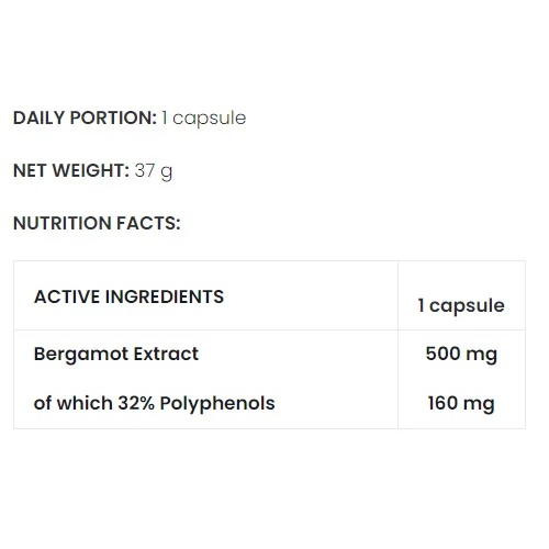 CITRUS BERGAMOT 60 vege caps-factsheets