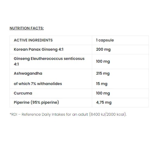 Ginseng+ Herbal Combo 60 kaps-factsheets