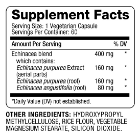 Biovea Echinacea 400mg-factsheets