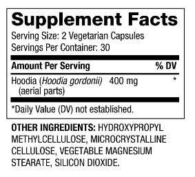 Biovea Hoodia 200mg-factsheets