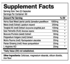 Biovea Horny Goat Weed Plus-factsheets