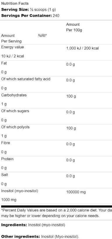 Osavi Inositol Powder-factsheets