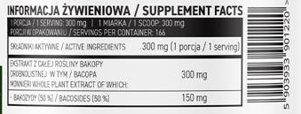 OstroVit Vege Bacopa Monnieri Extract Powder-factsheets