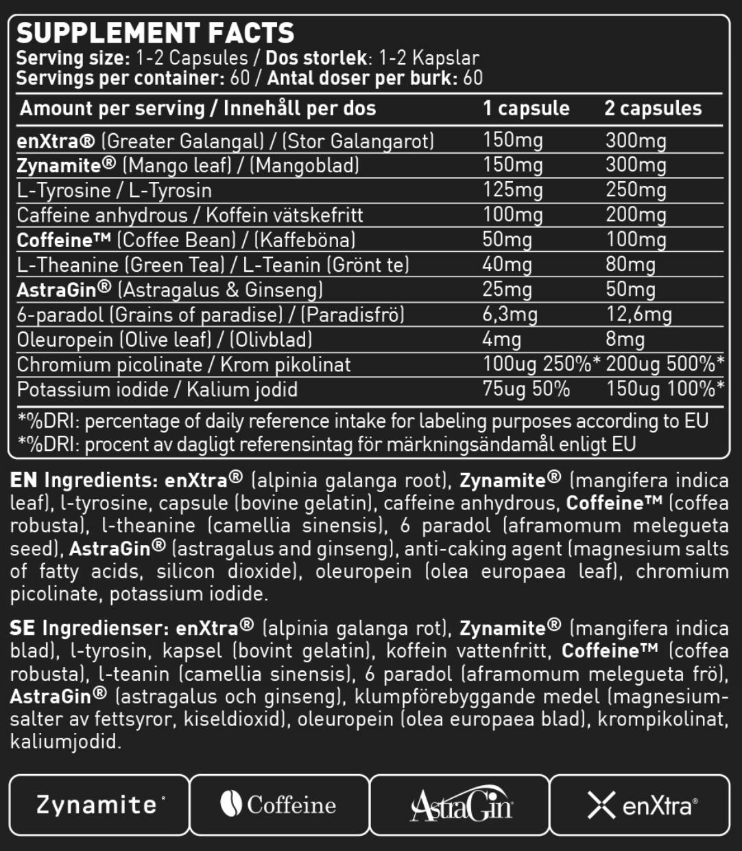 Swedish Supplements I am F#CKED UP Spike Edition-factsheets