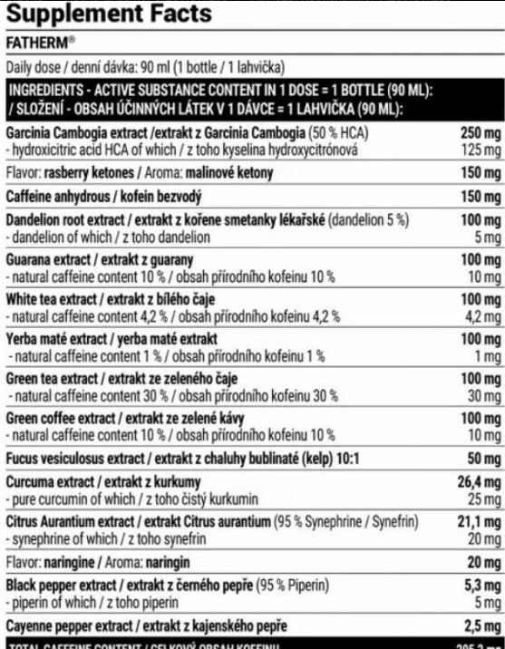 Extrifit Fatherm shot-factsheets