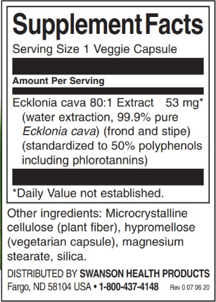 Swanson Ecklonia Cava Extract-factsheets