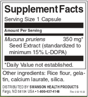 Swanson Mucuna Pruriens-factsheets